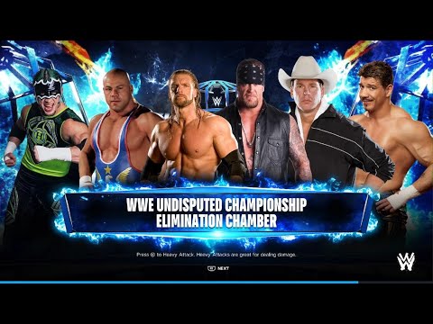 WWE 2K24 ELIMINATION CHAMBER MATCH FOR THE UNDISPUTED WWE CHAMPIONSHIP BELT!