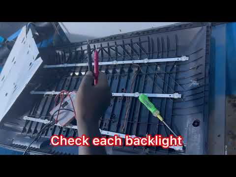 How to fix smart tv has sound but no picture | screen backlight problems 2025