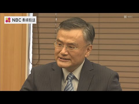 新しい中国駐長崎総領事　陳泳氏が長崎県知事に着任あいさつ