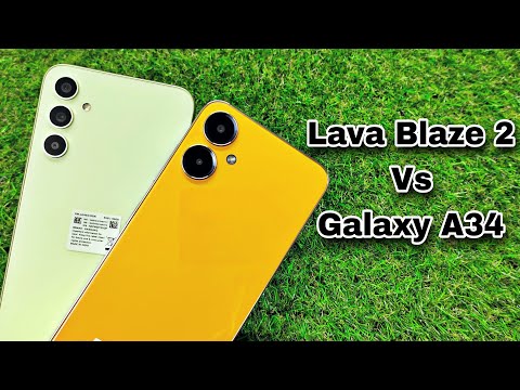 Samsung Galaxy A34 Vs Lava Blaze 2 || Speed Test & Comparison 🔥🔥🔥