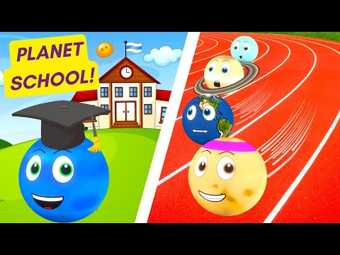 Planet School with Neptune | Learn All about our Solar System | Planets