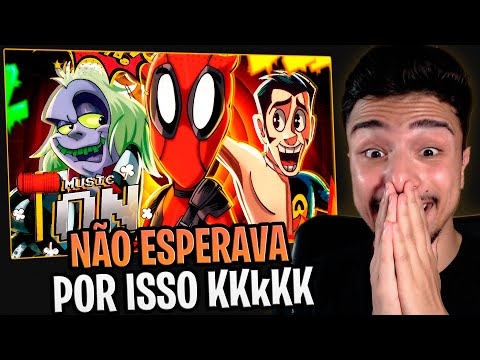 REACT Lunáticos 3 | Beetlejuice, Deadpool e Takaba | Papyrus Da Batata [Reagindo]