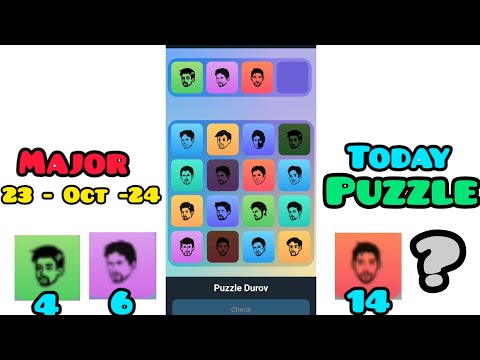 Major Airdrop Today Puzzle 23 October | Major Daily Puzzle Today | Major Secret Puzzle Today