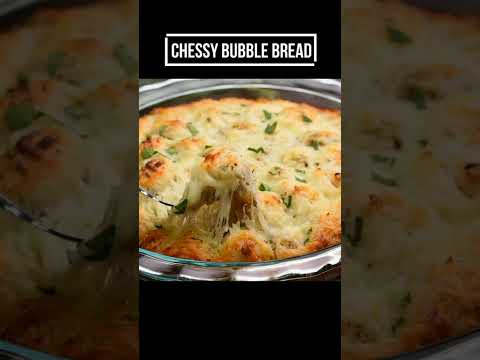 Blow everyone's mind with Cheesy Bubble Bread! The perfect side dish this holiday#shorts