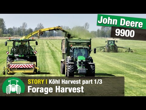 Köhl Harvest Part 1/3 | Custom farming | John Deere Forage Harvesters | Agricultural Contractors