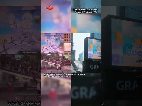 FANBASE JKT48V INI MERAYAKAN ULTAH VTUBER KANAIA ASA DENGAN PASANG IKLAN VIDEOTRON! #shorts #vtuber