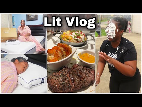 Moving Vlog: NEW LULL MATTRESS | FLEMINGS | EXTREME WATER BALLON BATTLE | BEALE STREET