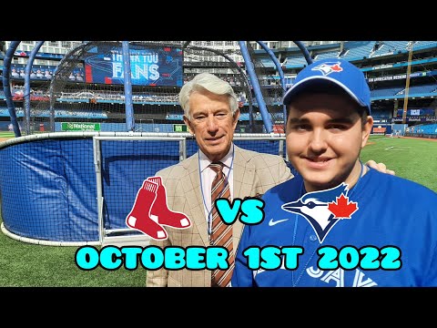 Red Sox Vs Blue Jays VLOG OCT 1ST 2022 PART 1 Pregame On the filed ft Buck Martinez MUST SEE