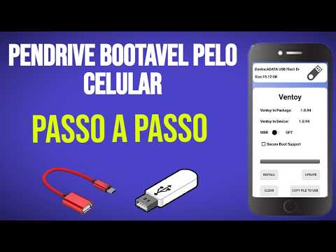 Como criar um pendrive bootável pelo celular atualizado 2025 -Windows 7, 8, 10 e 11