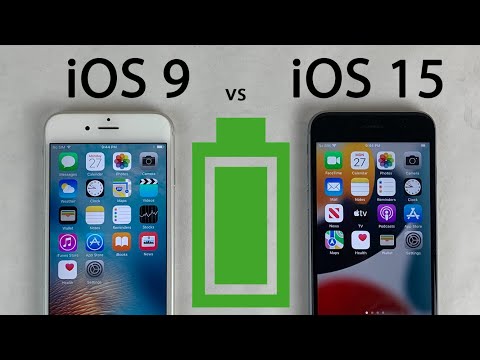 iOS 9 vs iOS 15 BATTERY Test on iPhone 6s - First iOS vs Last iOS!