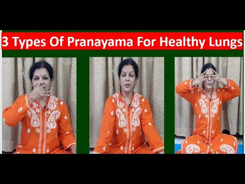 "3 Types of  Pranayama's For Healthy Lungs" - Yoga For Healthy Life