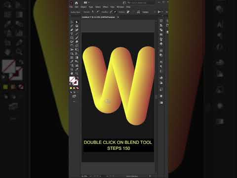 GRADINET LOOP ARTWORK TUTORIAL IN ILLUSTRATOR #shorts