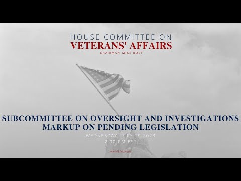 Subcommittee on Oversight and Investigations Markup