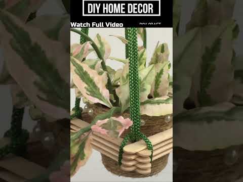 DIY Home Decor With Popsicle Sticks| Ice Cream Sticks Recycle Idea | Ice cream stick craft #shorts