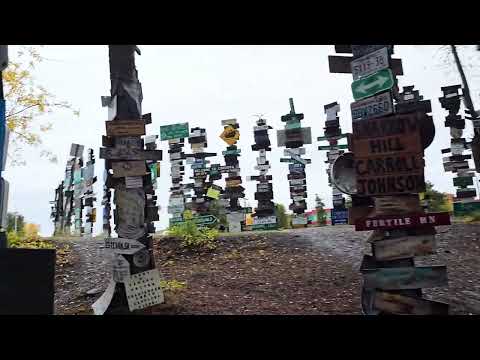 Sign Post Forest at Watson Lake ,YT Canada Sep 21,2024