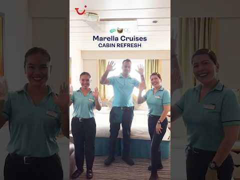 Behind the scenes with our housekeepers ✨ #tui #marellacruises #trending #travel #shorts