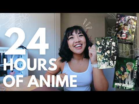 I tried watching ANIME for 24 HOURS...