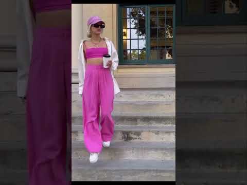 How to pink style ideas 2024/ lookbook pink ideas #2024 #fashion  #girl #shortvideo #best #spring