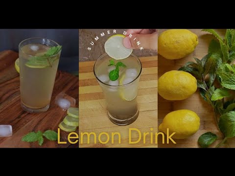 Homemade Instant Lemon Drink | Limo Pani