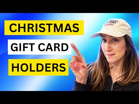 How To Make Christmas Gift Card Money Holders #holidaywithyoutube #craft #diy