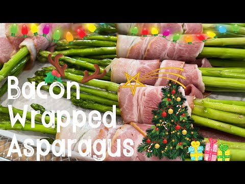 【ENG】 Bacon Wrapped Asparagus tastes so good, make it for this Xmas! #christmasrecipe  #easyrecipe