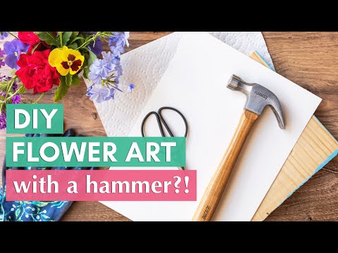 🌺 Flower Pounding on Paper: Beginner’s Guide