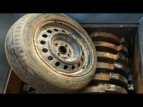 Car Tires vs Fast Shredder #2