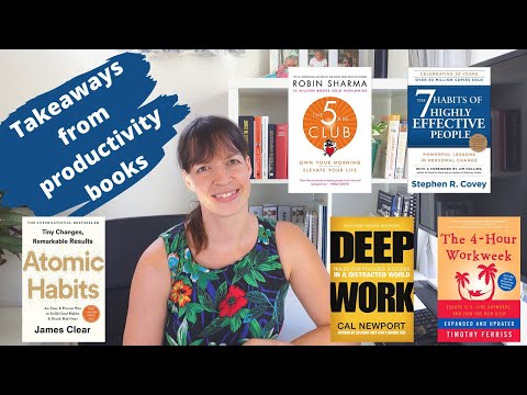 5 BOOKS TO READ to increase your productivity in 2020 | 25 lessons from productivity books