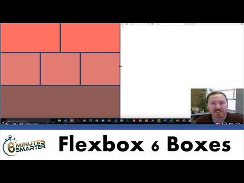 Flexbox Responsive Layout with 6 Boxes