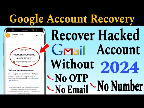 Recover Gmail Hacked Account || Recover Hacked Gmail Account Without Email and Password 2023