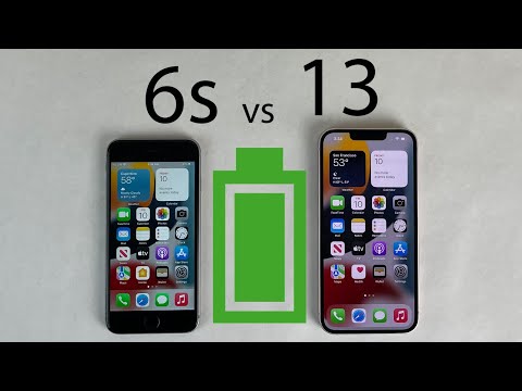 iPhone 13 vs iPhone 6s Battery Life DRAIN Test