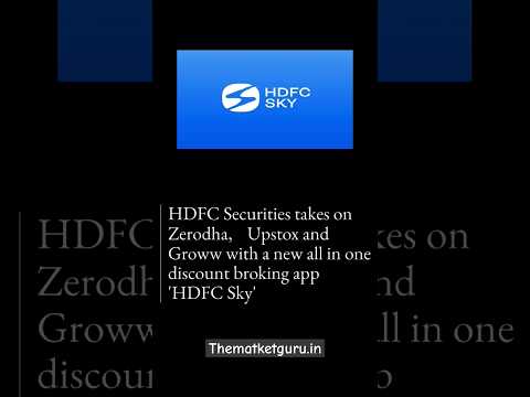 All In One Discount Broking App HDFC Sky | New Discount Broking App #zarodha #upstox #grow #stocks