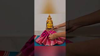 Varalakshmi pooja decoration | ammavari alankarana | varalakshmi vratham #shorts