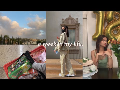 [vlog] a week in my life | my birthday, getting my 1st tattoo, balboa park, etc.