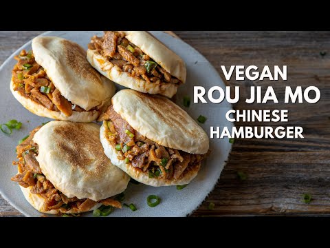 I made a scrumptious Vegan Rou Jia Mo - Chinese Hamburger!