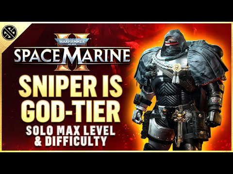 Space Marine 2 - Sniper Class Is Insane! | Solo Sniper | Max Difficulty Gameplay