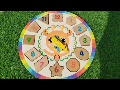 1 to 10 number shapes puzzle, 12345, numbers, shapes activity puzzle, educational toy videos