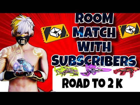 ROOM MATCH 😊😈WITH SUBSCRIBERS♥️#freefire