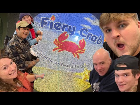 Dinner at Fiery Crab in New Orleans 🦀