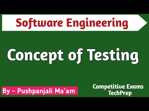 Lec - 6.1 Concept of Testing in Software Engineering in Hindi