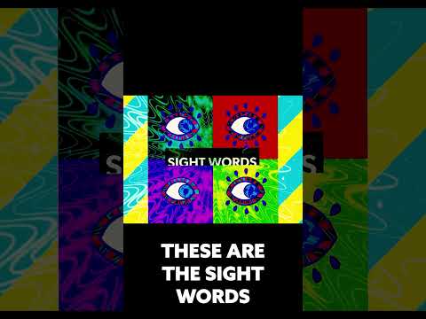 SIGHT WORDS Song for YOUNG LEARNERS! (3 Letter Sight Words in English)