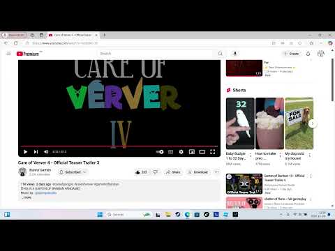 Care Of Verver 4 - Offical Teaser Trailer 3 - Reaction Video - (Sorry if you dont hear me.)