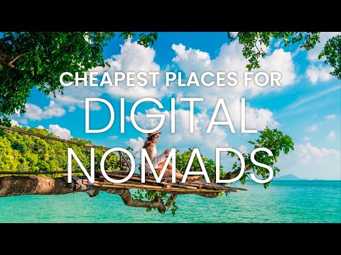 DIGITAL NOMAD CHEAP LIVING | Cheap Countries for remote work | Digital Nomad on a Budget  #travel