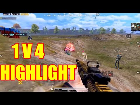 HIGHLIGHT PUBG MOBILE: 1 vs 4 WITH IPAD PRO 2020 #1