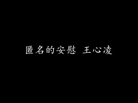 匿名的安慰 王心凌 (歌词版)