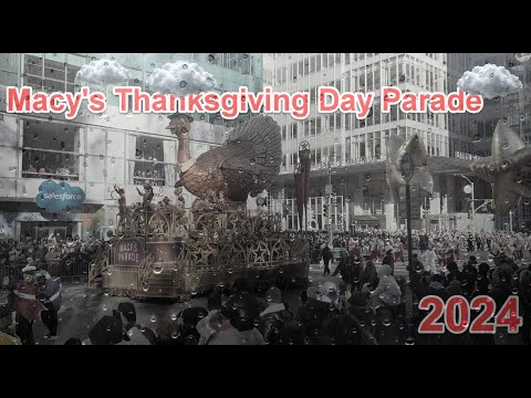 🔴 LIVE NYC Macy's Thanksgiving 🦃 Day Parade 2024 🌧️