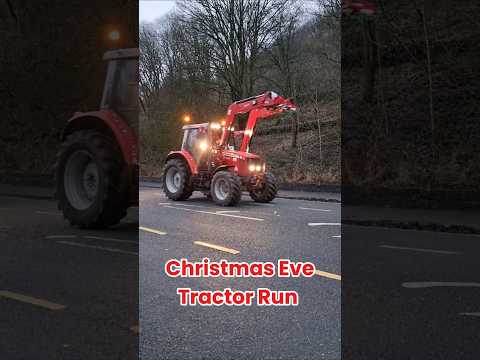 Time for the 2024 Christmas Eve Tractor Run. Todmorden