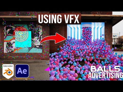 How To Create CGI 10,000 Bouncy Balls VFX In Blender | Blender VFX Tutorial