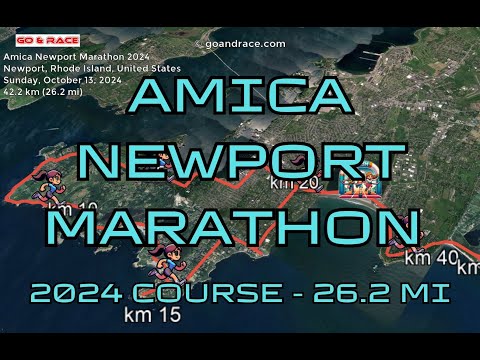 Amica Newport Marathon 2024: fly over the marathon course! Video of the race path.