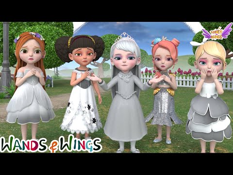 Princess Lost their Colors + Happy Birthday Song | Color Song | Princess Songs - Wands And Wings